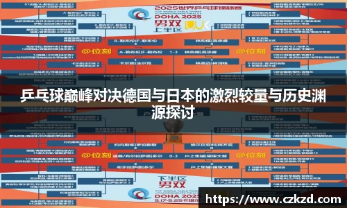 乒乓球巅峰对决德国与日本的激烈较量与历史渊源探讨